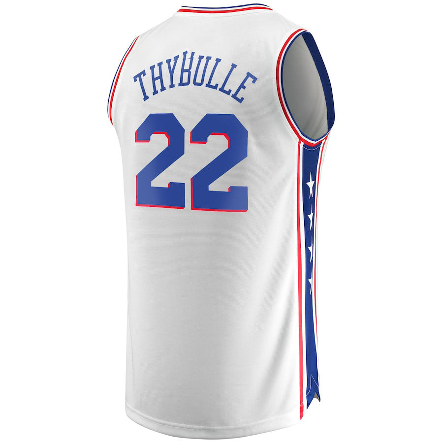 Custom #22 White 2022 PHI Basketball Shirt Top