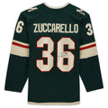 Custom #36 Green MIN Hockey Shirt Top