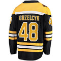 Custom #48 Black BOS Hockey Shirt Top
