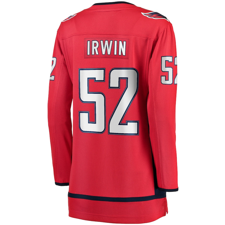 Custom #52 Red WSH Hockey Shirt Top