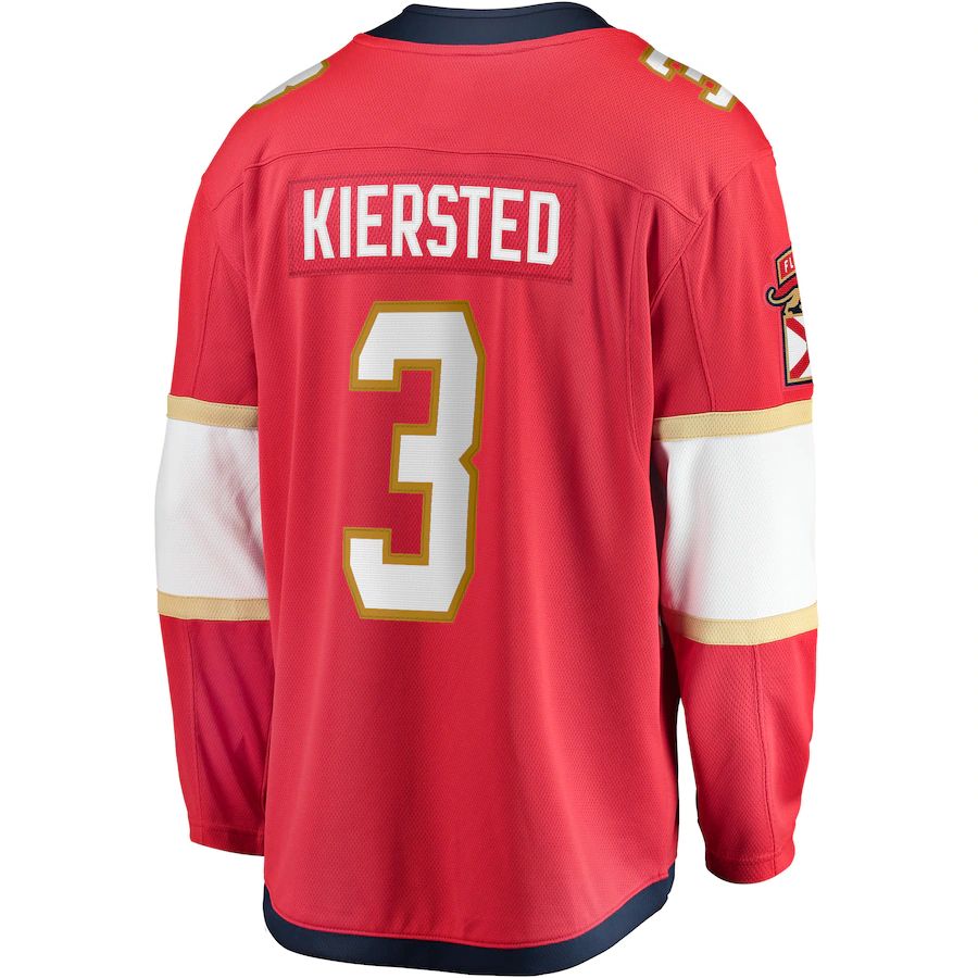 Custom #3 Red FLA Hockey Shirt Top