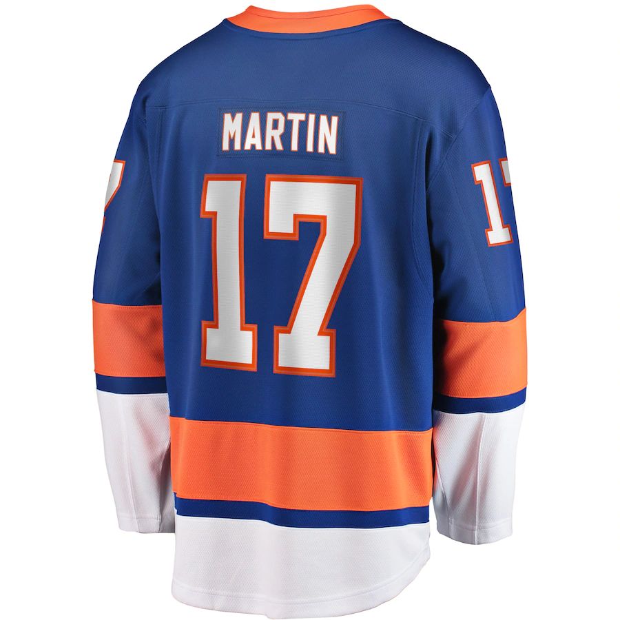 Custom #17 NYI Hockey Shirt Top