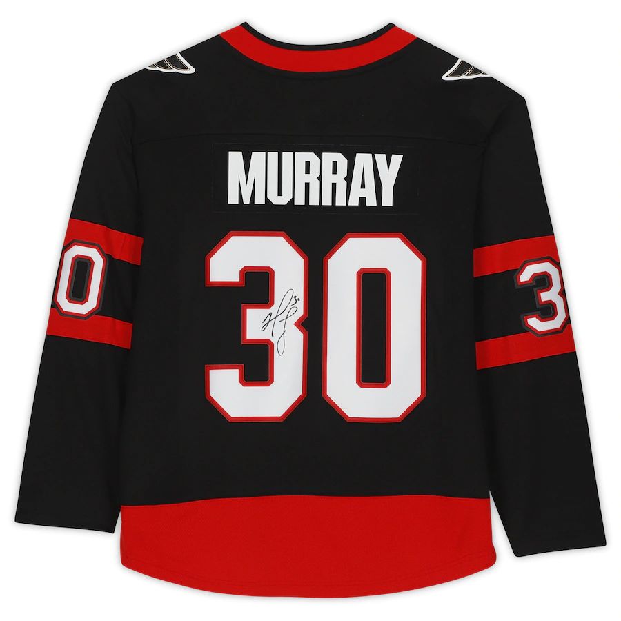 Custom #30 Black OTT Hockey Shirt Top