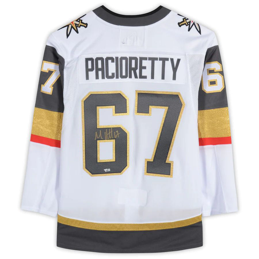 Custom #67 White VGK Hockey Shirt Top