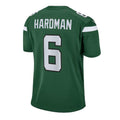 Custom #6 Green NYJ Football Shirt Top