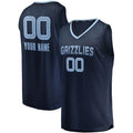 Custom #19 Navy 2018 MEM Basketball Shirt Top