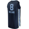 Custom #8 Navy MEM Basketball Shirt Top