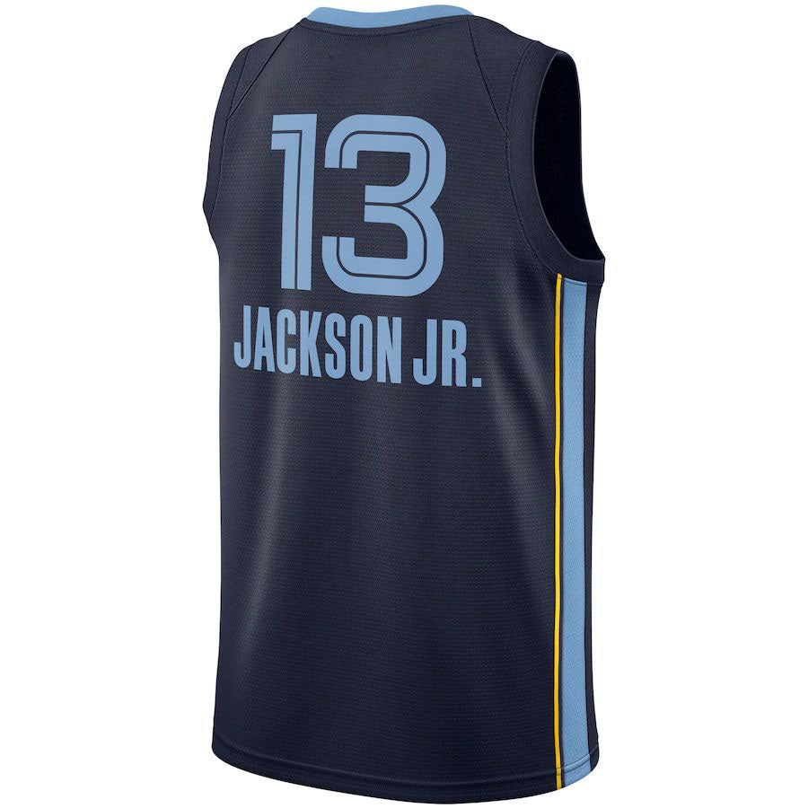 Custom #13 Navy MEM Basketball Shirt Top