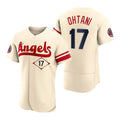 Custom #17 Cream 2022 City Connect LAA Baseball Shirt Top