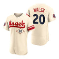 Custom #20 Cream 2022 City Connect LAA Baseball Shirt Top