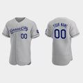 Custom Gray 2020 LAA Baseball Shirt Top