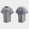 Custom Gray LAA Baseball Shirt Top