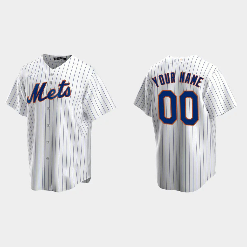 Custom White LAA Baseball Shirt Top