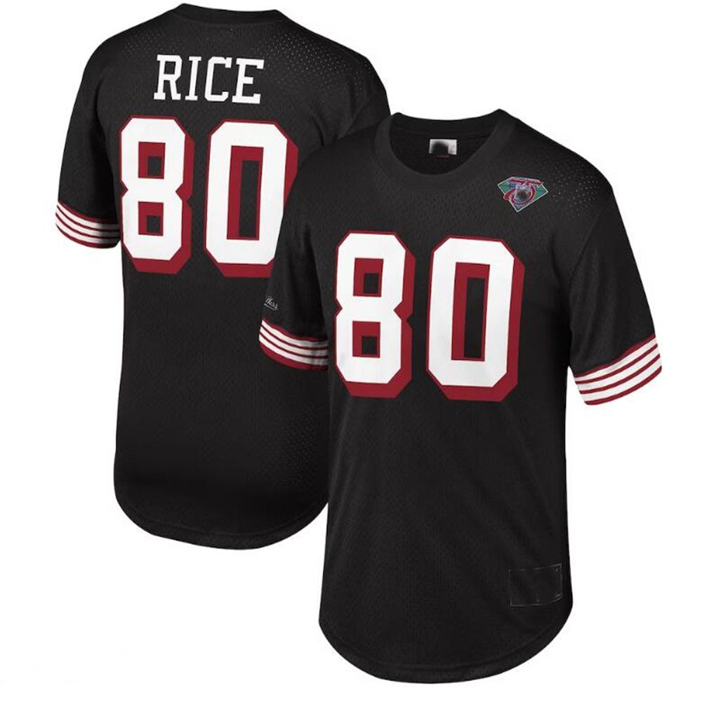 Custom #80 Green SF Football Shirt Top