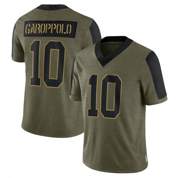 Custom #10 SF Football Shirt Top