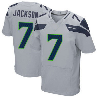 Custom #7 Gray NYJ Football Shirt Top