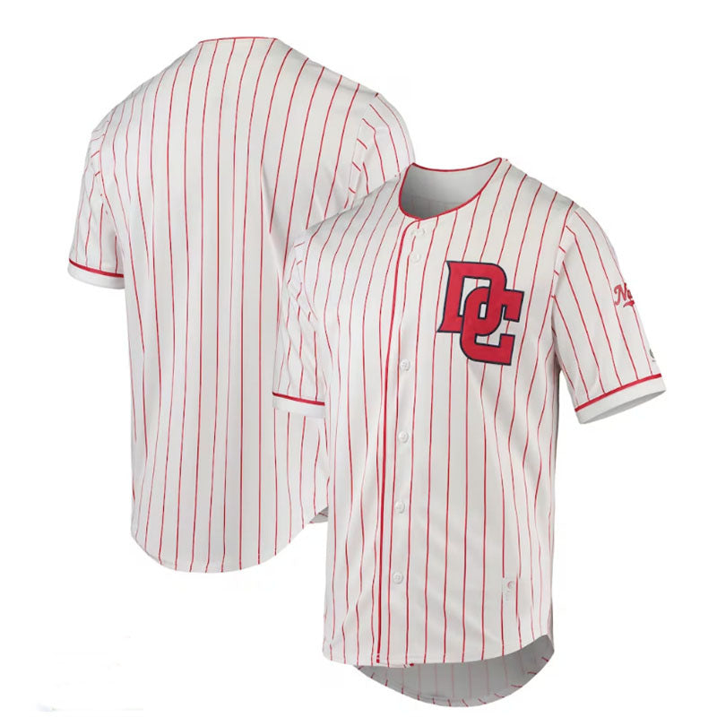 Custom White WSH Baseball Shirt Top