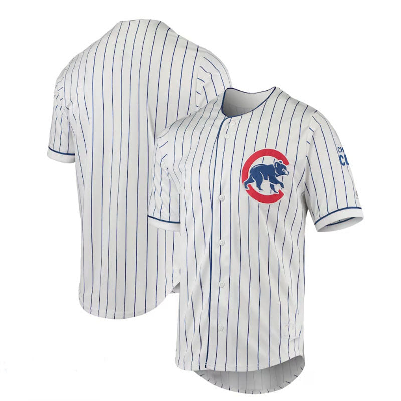 Custom White CHC Baseball Shirt Top