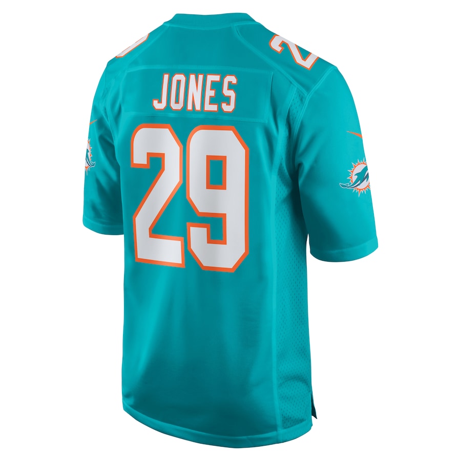 Custom #29 Aqua MIA Football Shirt Top