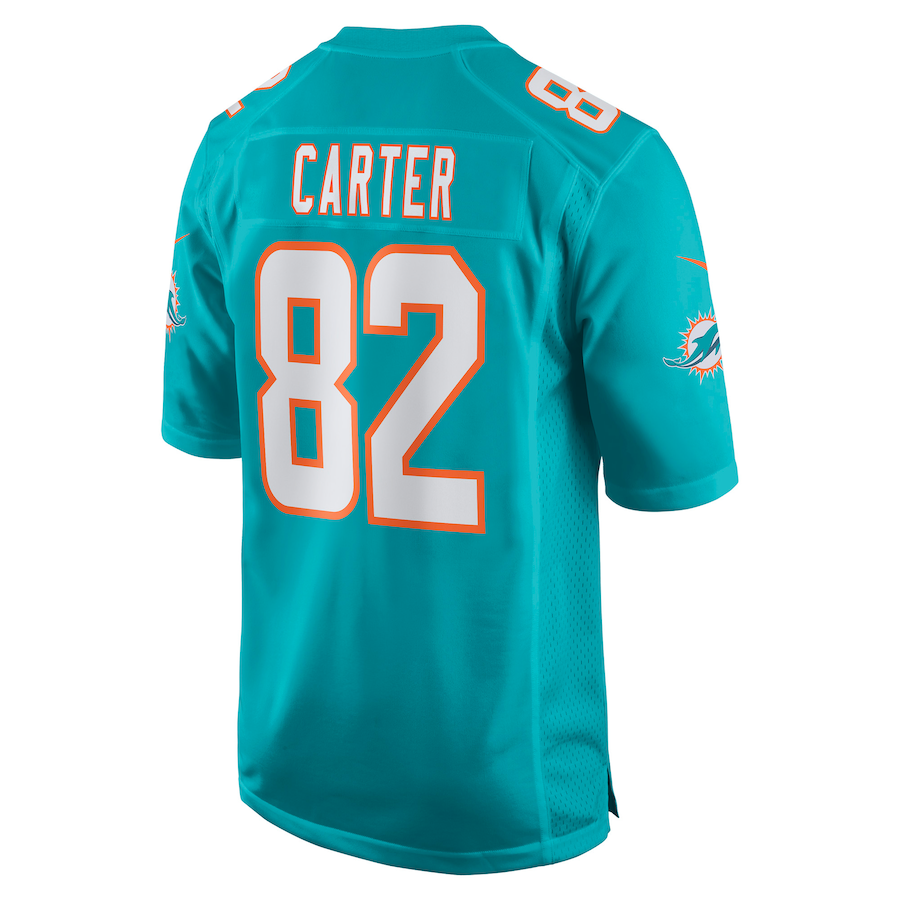 Custom #82 Aqua MIA Football Shirt Top