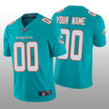 Custom Aqua MIA Football Shirt Top