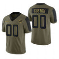 Custom Olive 2021 MIA Football Shirt Top