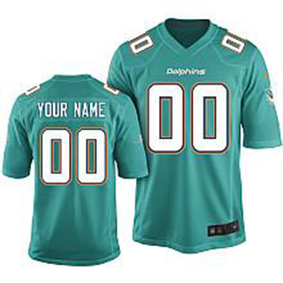 Custom Green 2013 MIA Football Shirt Top