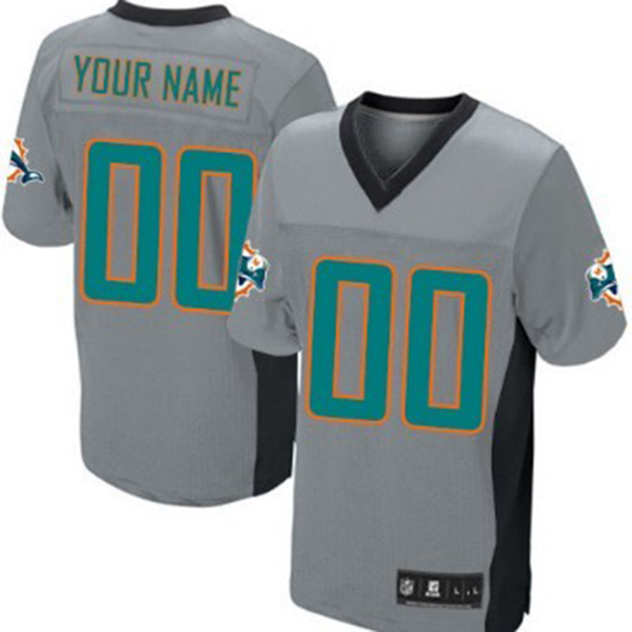 Custom Gray MIA Football Shirt Top
