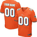 Custom Orange MIA Football Shirt Top