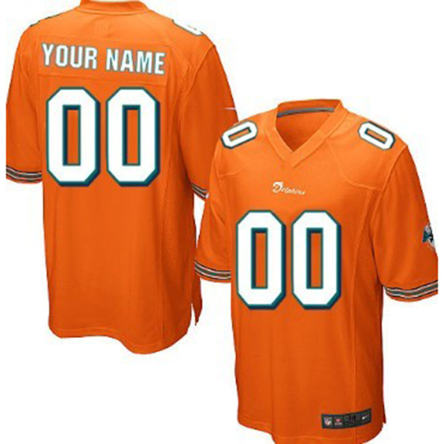 Custom Orange MIA Football Shirt Top