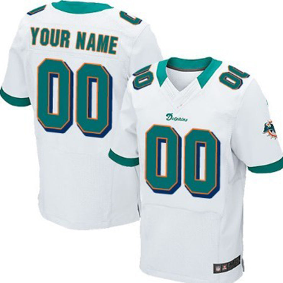 Custom White MIA Football Shirt Top