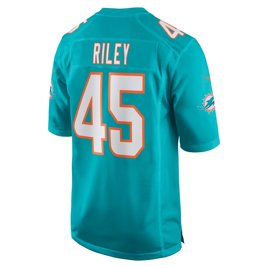 Custom #45 Aqua MIA Football Shirt Top