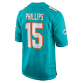 Custom #15 Aqua MIA Football Shirt Top