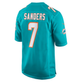 Custom #7 Aqua MIA Football Shirt Top