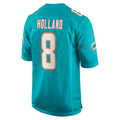 Custom #8 Aqua MIA Football Shirt Top