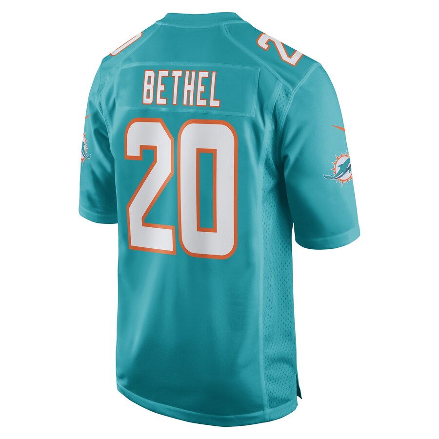 Custom #20 Aqua MIA Football Shirt Top
