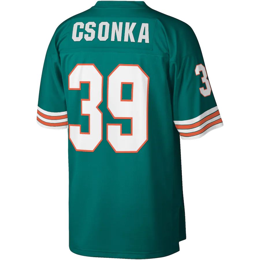 Custom #39 Aqua 1972 MIA Football Shirt Top