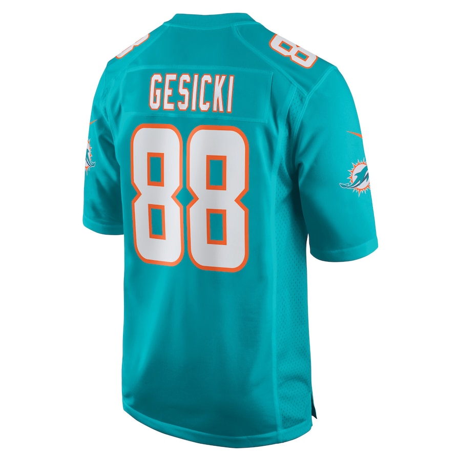 Custom #88 Aqua MIA Football Shirt Top