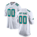 Custom White MIA Football Shirt Top