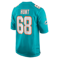 Custom #68 Aqua MIA Football Shirt Top