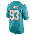 Custom #93 Aqua MIA Football Shirt Top