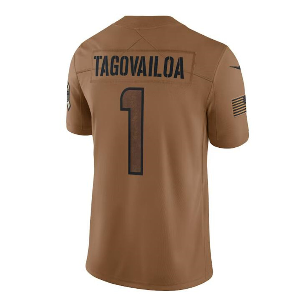 Custom #1 Brown 2023 MIA Football Shirt Top