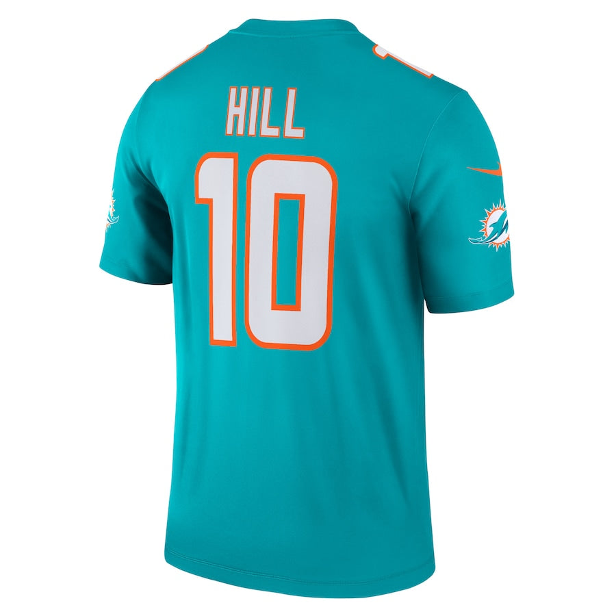Custom #10 Aqua MIA Football Shirt Top
