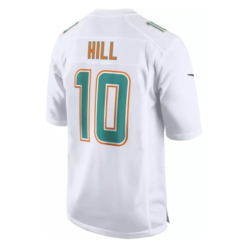 Custom #10 White MIA Football Shirt Top