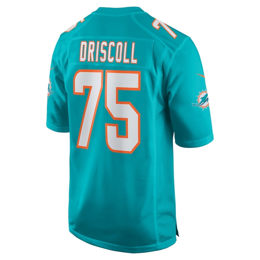 Custom #75 Aqua MIA Football Shirt Top
