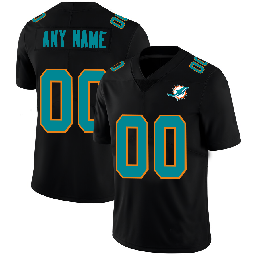 Custom Black MIA Football Shirt Top