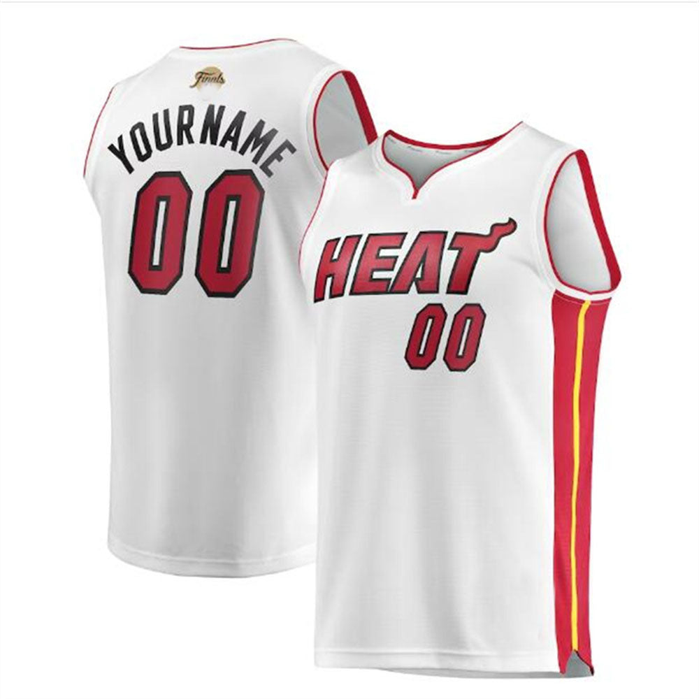 Custom White 2023 MIA Basketball Shirt Top