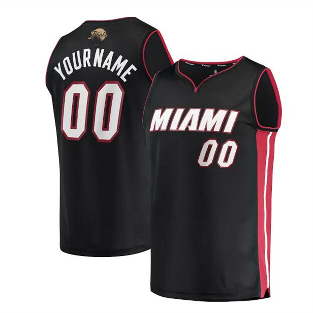 Custom Black 2023 MIA Basketball Shirt Top