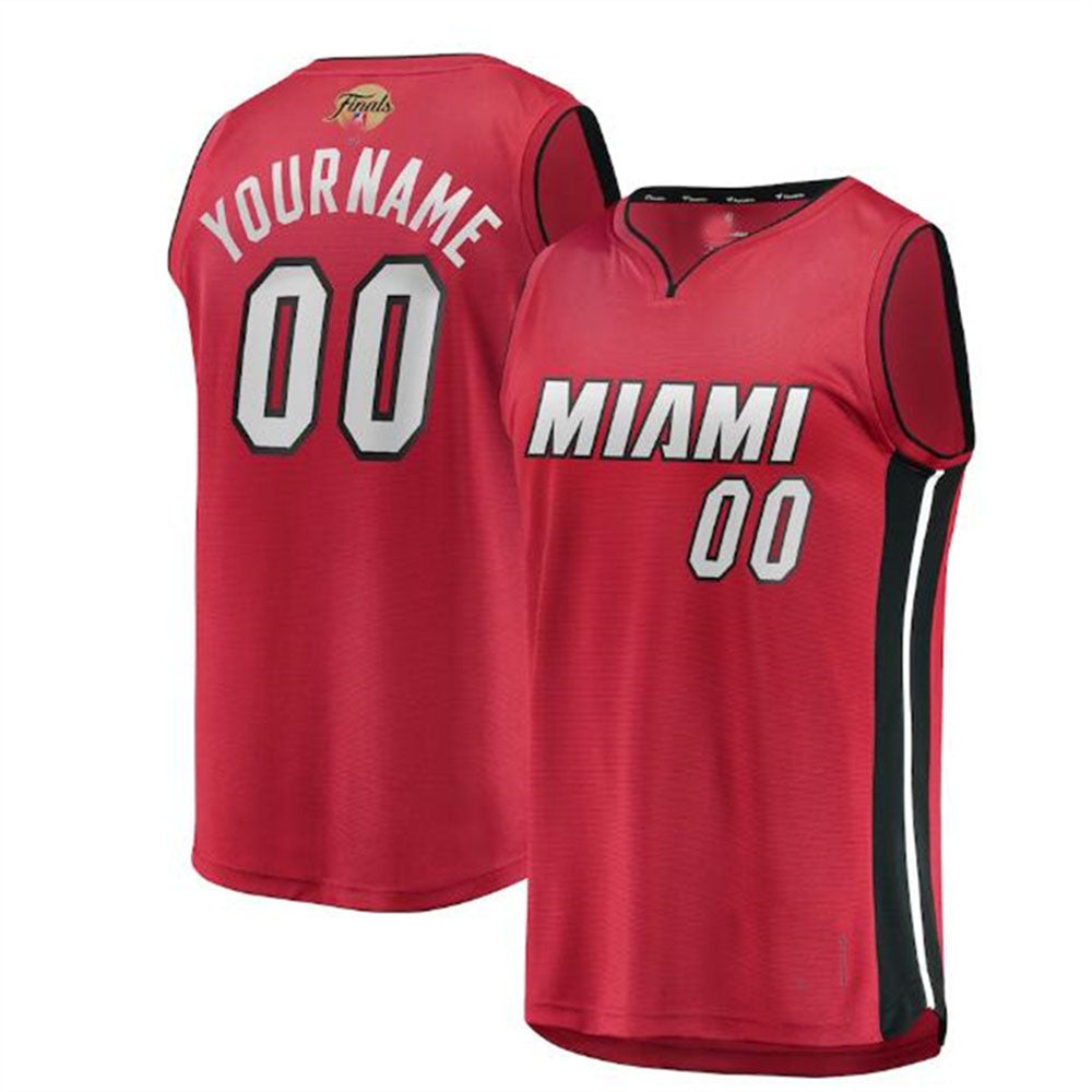 Custom Red 2023 MIA Basketball Shirt Top