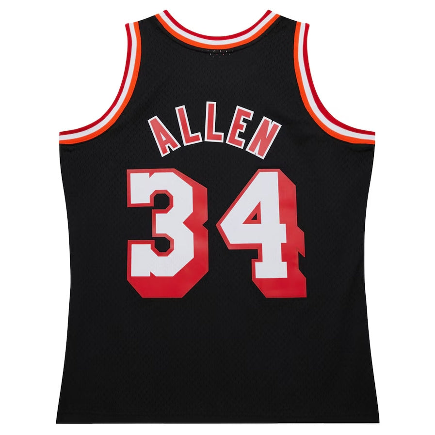 Custom #34 Black 2013 MIA Basketball Shirt Top